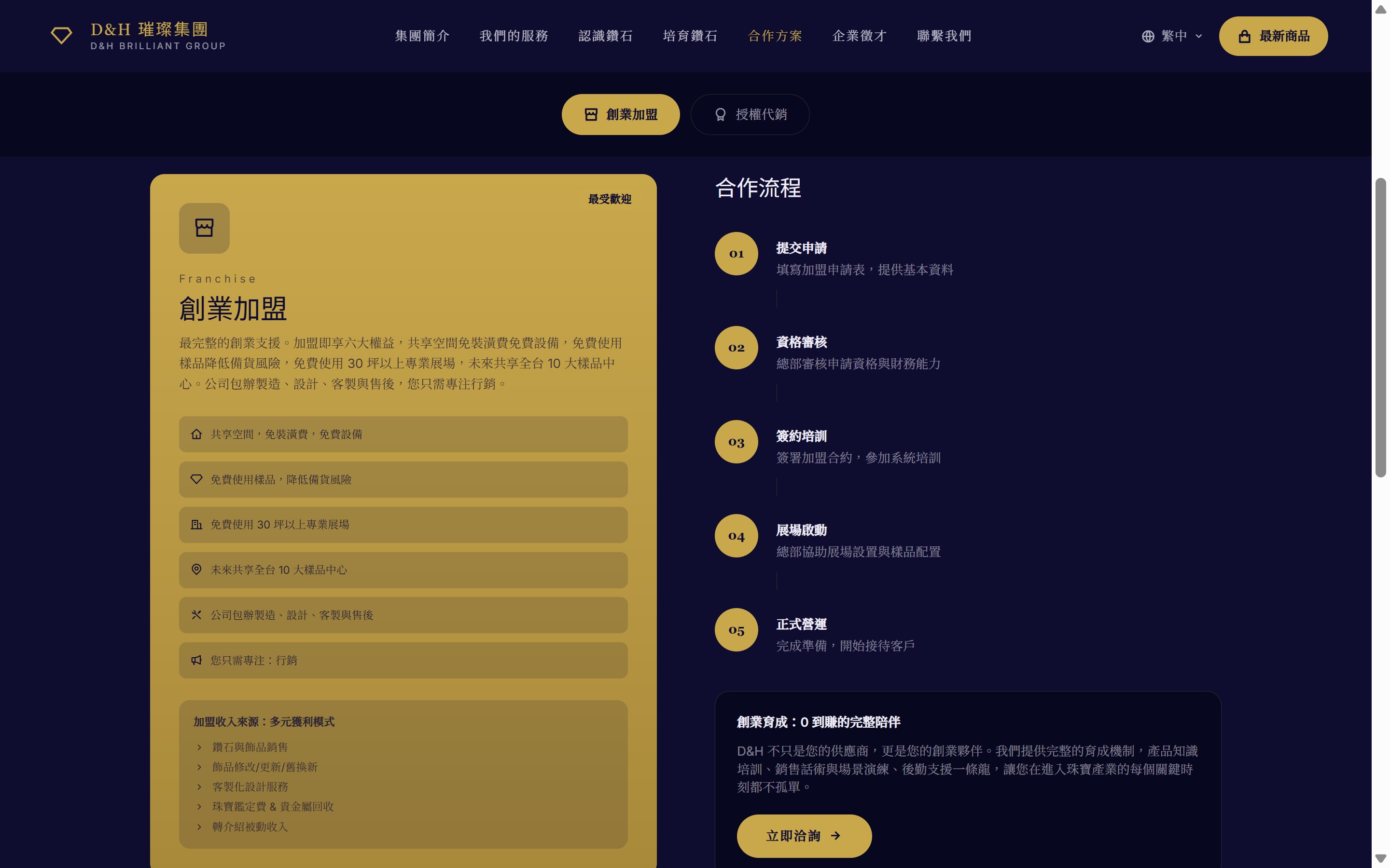 D&H 璀璨集團合作方案
